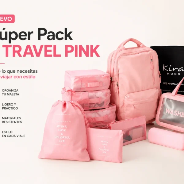 Super Pack Dafney Travel Pink